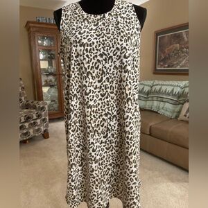 Leopard Print Sleeveless Dress MP